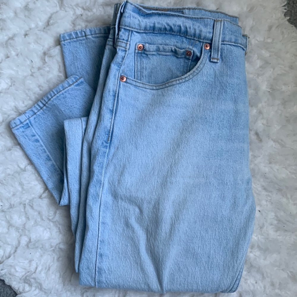 Levi Strauss & Co. Blue Denim Straight Leg Jeans 512 W 32 L 32 Mens